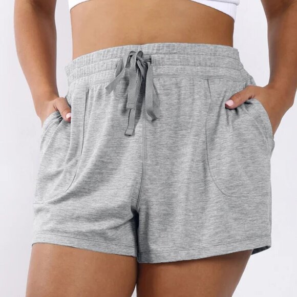 NWT - 90 Degree By REFLEX Plus Cationic Heather Shorts 3" inseam– Size 2X - Picture 1 of 1